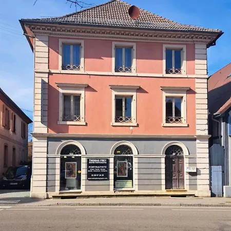 Апартаменты Des Cigognes Au Coeur Du Bourg *